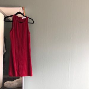 Beautiful red shift dress by Everlane